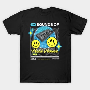 ACID HOUSE - The Sounds Of (white) T-Shirt